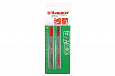 Пилка д/лобзика Hammer Flex 204-102 T101D дер./пласт., 74мм, шаг 4.0-5.2, (2шт.)