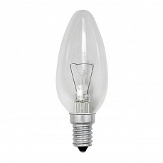 Лампа накаливания Свеча прозрачная 60 Вт-230 В-E14 TDM