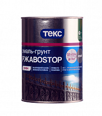 ТЕКС Грунт-Эмаль РжавоStop серый 0,9 кг (14шт/уп)